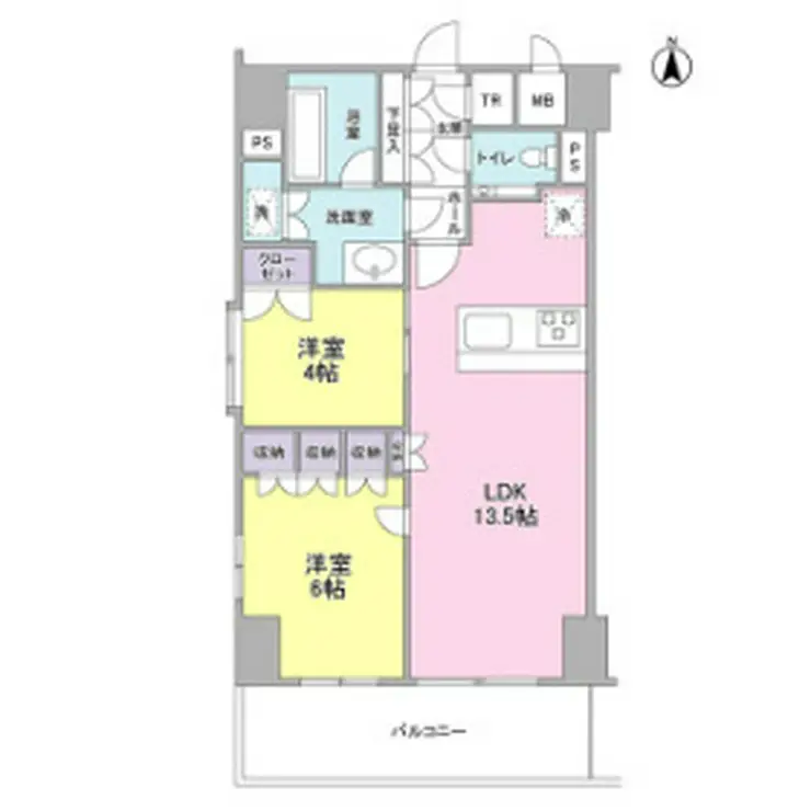 プロスペクトグラーサ広尾 12階階 間取り