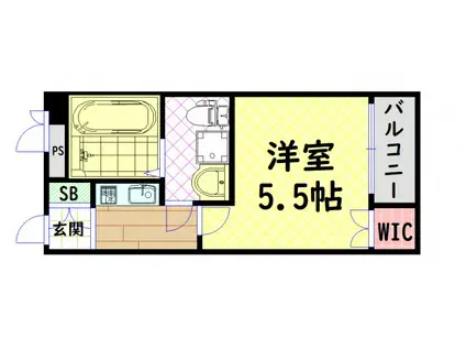 MY江之子島マンション(1K/4階)の間取り写真