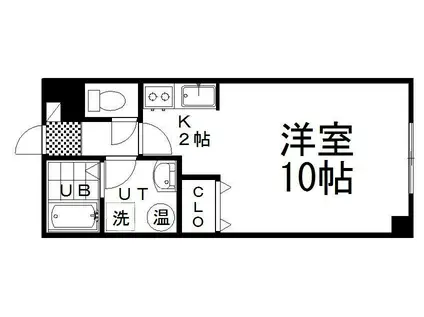 藤勢浪花(1K/3階)の間取り写真