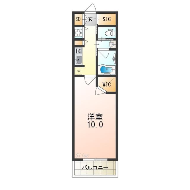 PHOENIX VILLA りんくう(1K/5階)の間取り写真