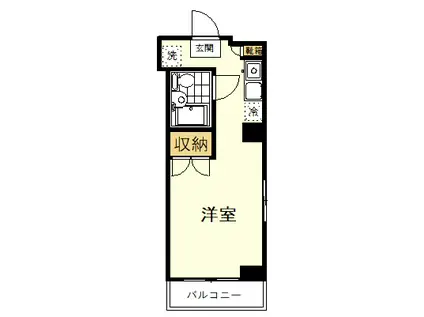 メインステージ西国分寺壱番館(ワンルーム/2階)の間取り写真