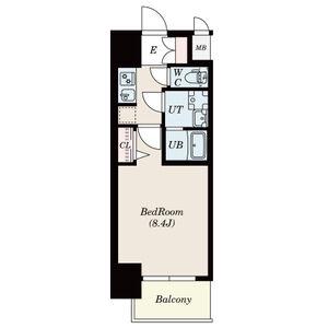 SーRESIDENCE庄内通(1K/2階)の間取り写真