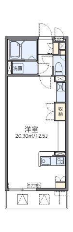 レオネクストルナ(ワンルーム/2階)の間取り写真