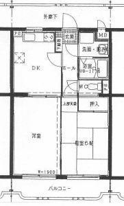 太豊マンション(2DK/1階)の間取り写真