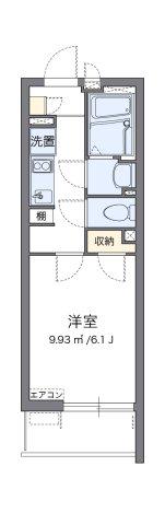 クレイノアンジュ(1K/1階)の間取り写真