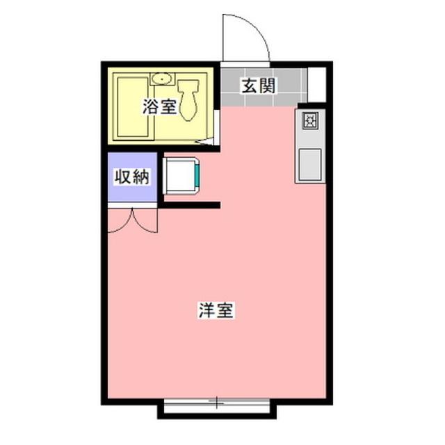 プレアージュII(ワンルーム/3階)の間取り写真