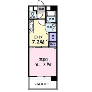 GRANCE KOTOBUKI(1DK/2階)の間取り写真