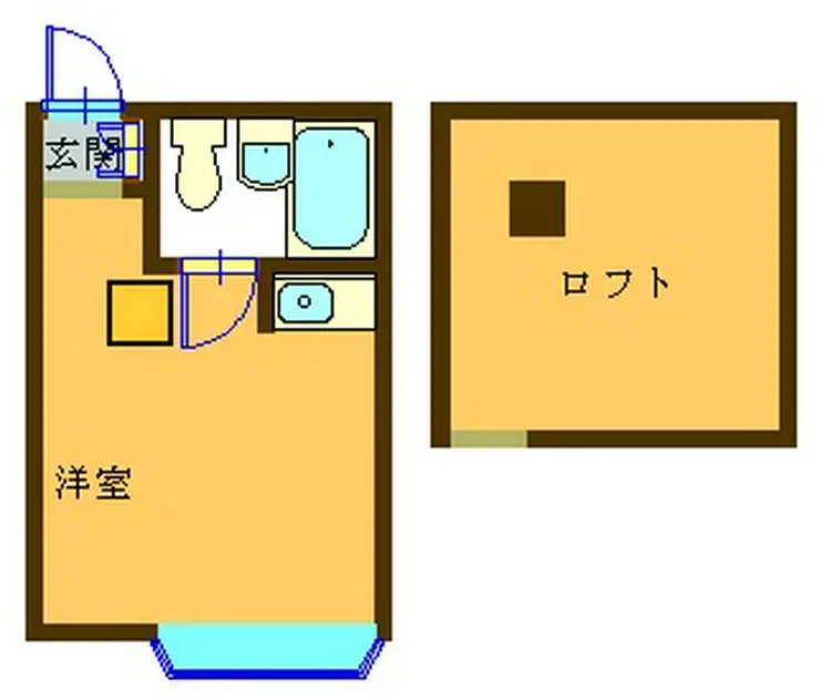 リバティ桜上水 1階階 間取り