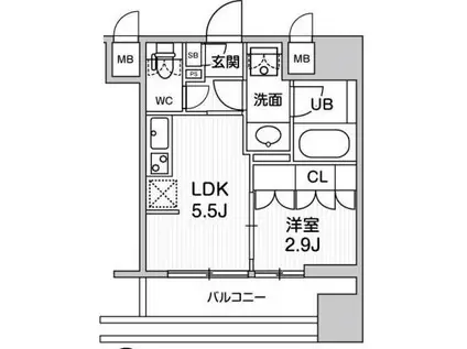 NIDO SUGAMO(1DK/3階)の間取り写真