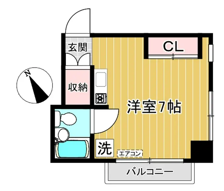 ファミール西生田 2階階 間取り