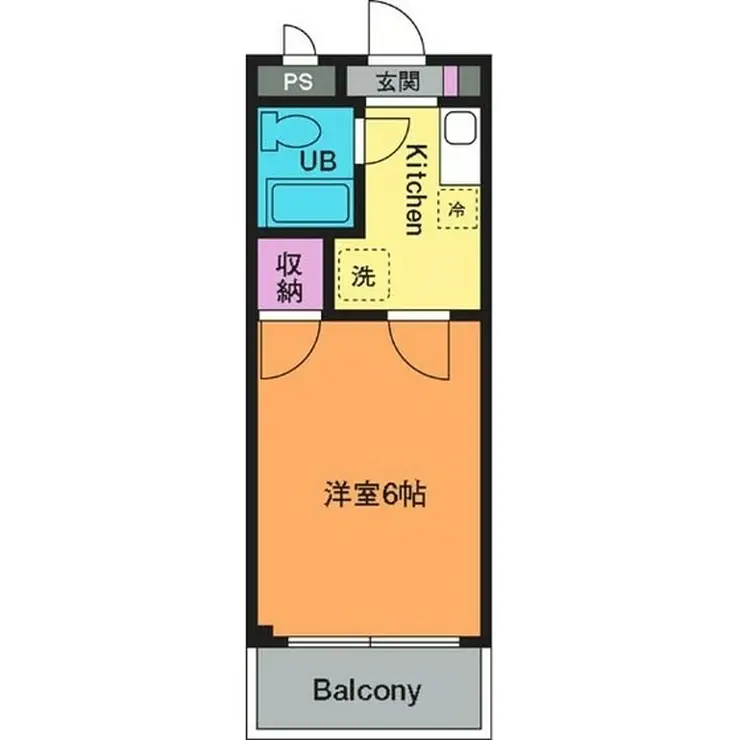 カナレハイツ 3階階 間取り