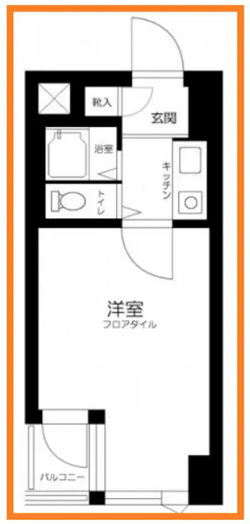 クリオ入谷壱番館 7階階 間取り