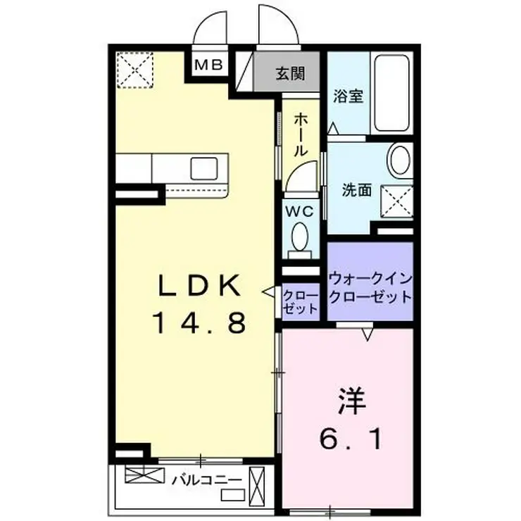 アーバンウッド 2階階 間取り
