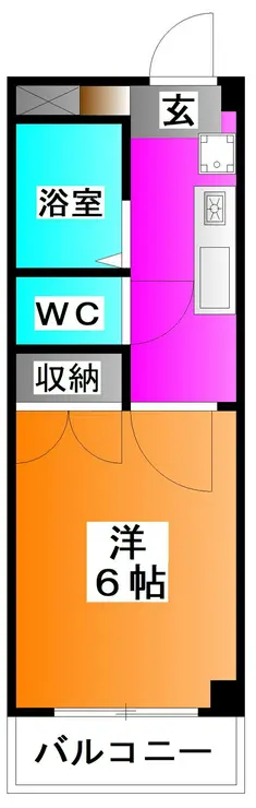 プライム王子神谷 1階階 間取り