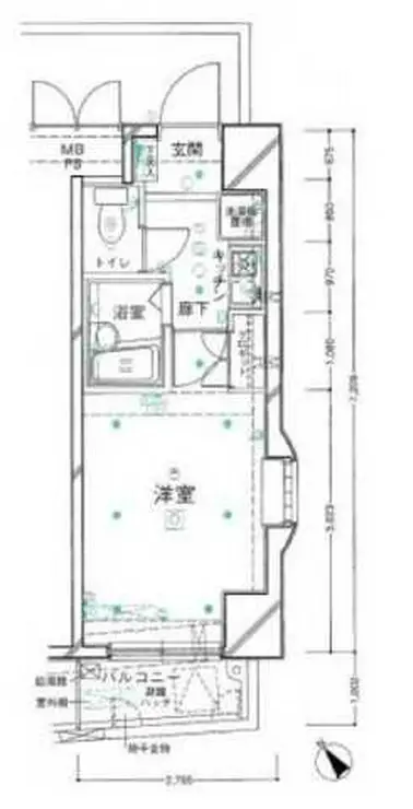 クレアシオン市ヶ谷西 4階階 間取り