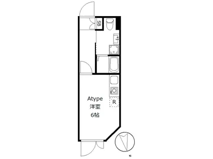 SPERRANZATOKYO(ワンルーム/4階)の間取り写真