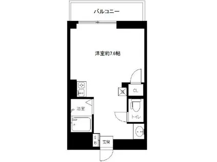 グローリア野方(ワンルーム/3階)の間取り写真