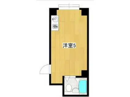 ジオナ深江橋(ワンルーム/6階)の間取り写真