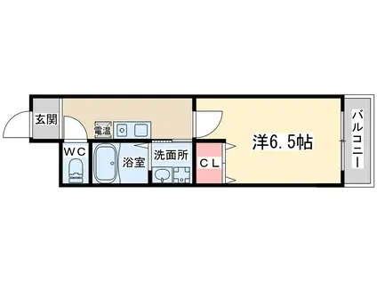 ノブ西梅田(1K/5階)の間取り写真