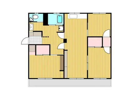 ロワール周南I(3LDK/3階)の間取り写真