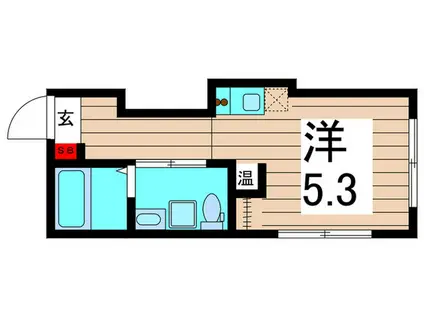 PLUM ISLAND(ワンルーム/2階)の間取り写真