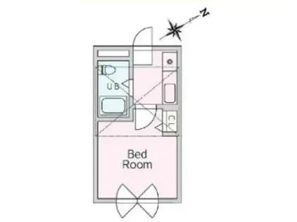アーク中野3丁目(1K/3階)の間取り写真