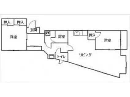 プルミエセカンド(2LDK/2階)の間取り写真