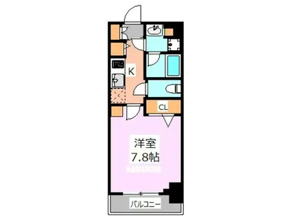 ハイズ アヴァンセ 王子神谷(1K/8階)の間取り写真