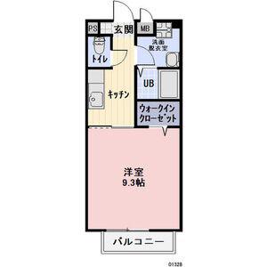 ファースト松本(1K/1階)の間取り写真