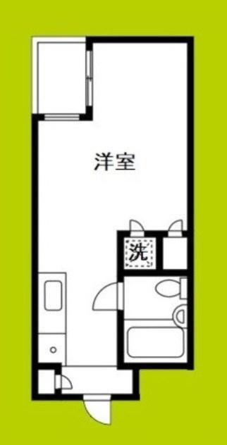 メゾンドオール(ワンルーム/4階)の間取り写真