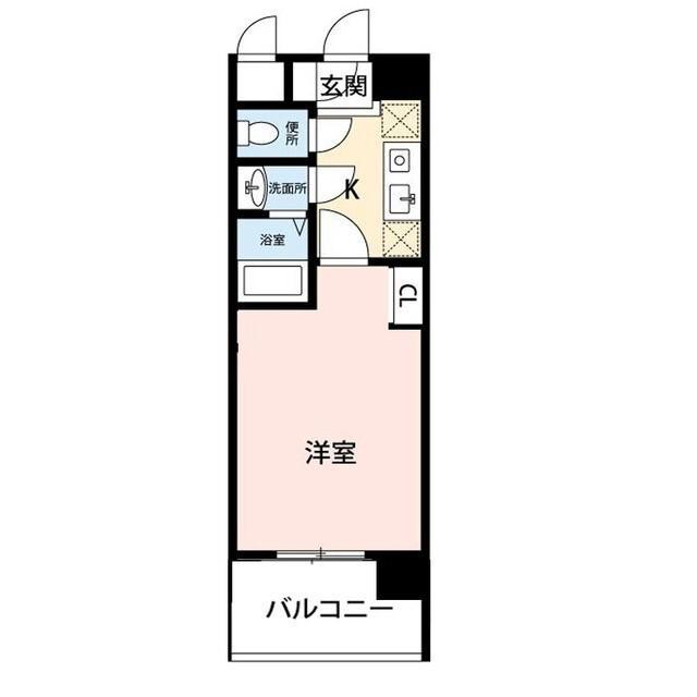 BUENA川端町4丁目弐番館(1K/1階)の間取り写真