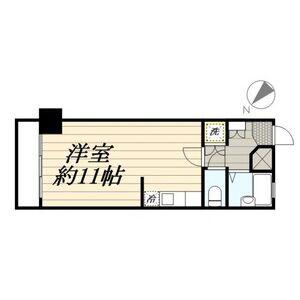 パセール長良(1DK/4階)の間取り写真
