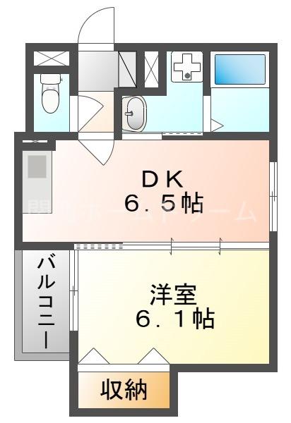 S APT.門真元町(1DK/3階)の間取り写真