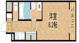 エイペックス梅田東(1K/9階)の間取り写真