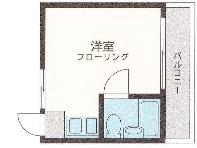 相模大野ビル(ワンルーム/4階)の間取り写真