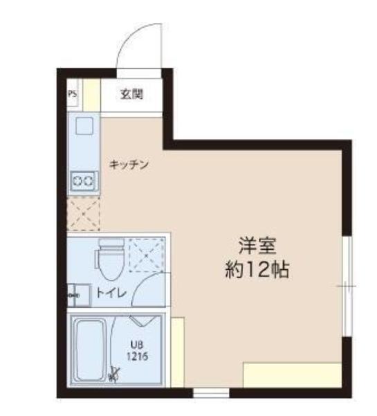 レピュア南千住レジデンスII(1K/3階)の間取り写真
