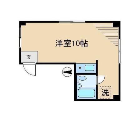 クレエ中野(ワンルーム/5階)の間取り写真