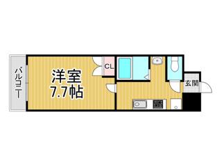 マードレ西宮(1K/2階)の間取り写真