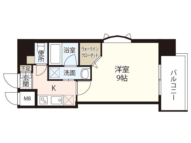 YELL RESIDENCE横川新橋(1K/11階)の間取り写真