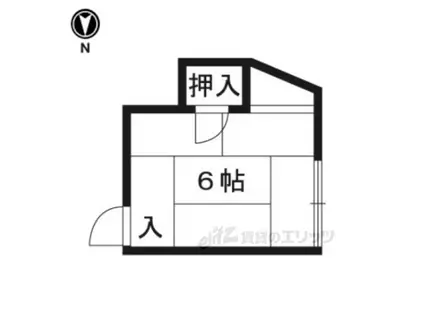浅野アパート(ワンルーム/2階)の間取り写真