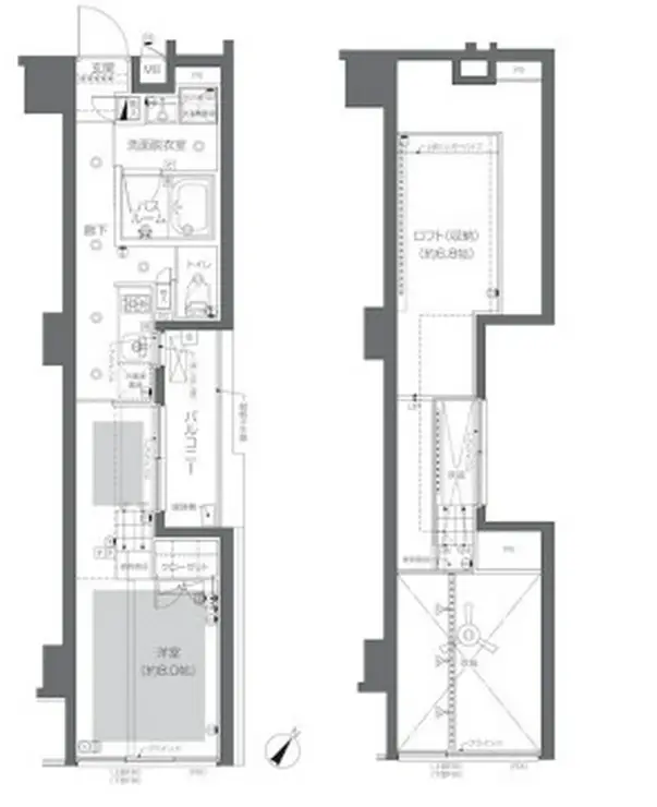 ZOOM渋谷神山町 5階階 間取り