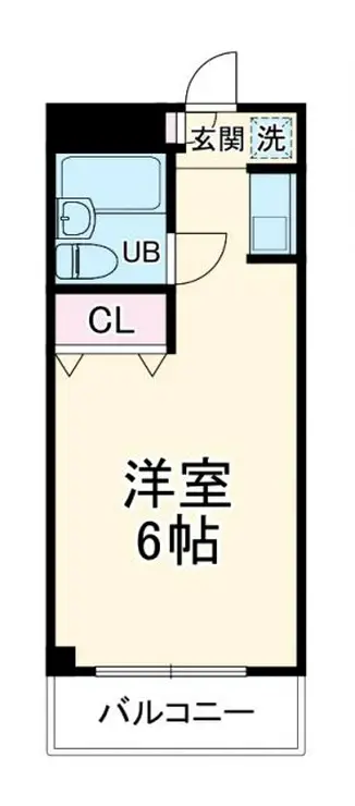 堀江新井マンション 3階階 間取り