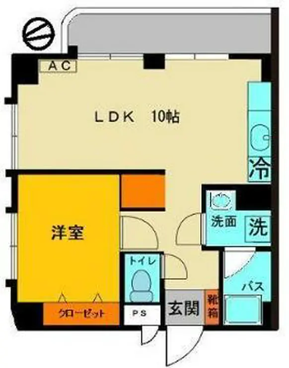 妙義坂マンション 5階階 間取り