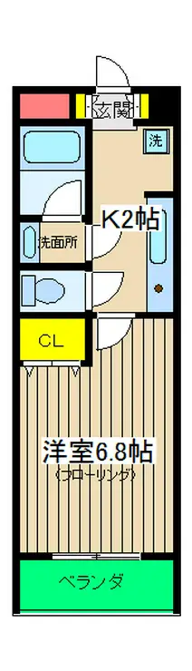 コフレ横浜星川 6階階 間取り
