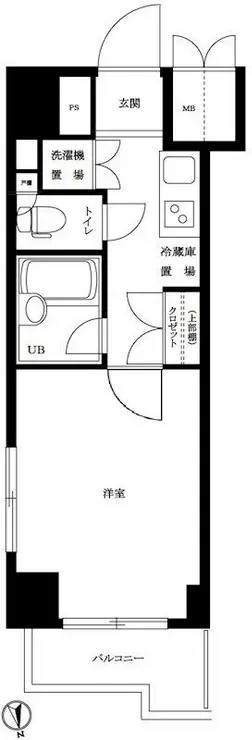 ルーブル南麻布 10階階 間取り