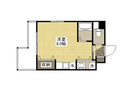 セイコウ光町(ワンルーム/9階)の間取り写真