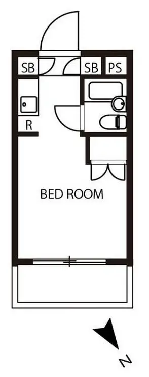 ユースフル祐天寺No.2 4階階 間取り