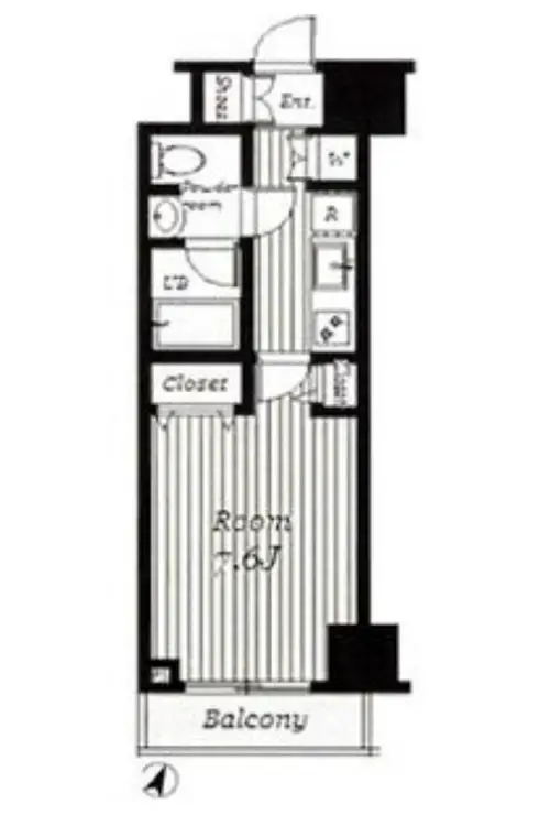 パレステュディオ渋谷本町 4階階 間取り