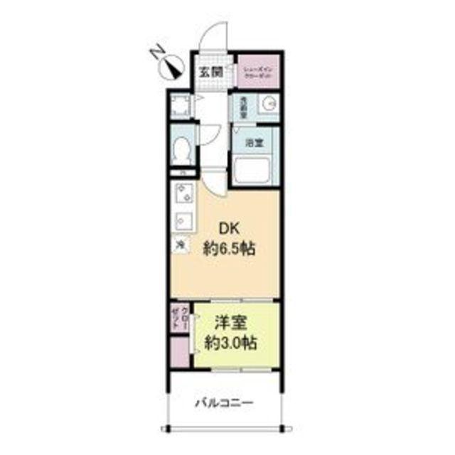 ARTIZA堺(1DK/10階)の間取り写真