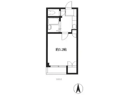 ロイヤル美松(1K/3階)の間取り写真